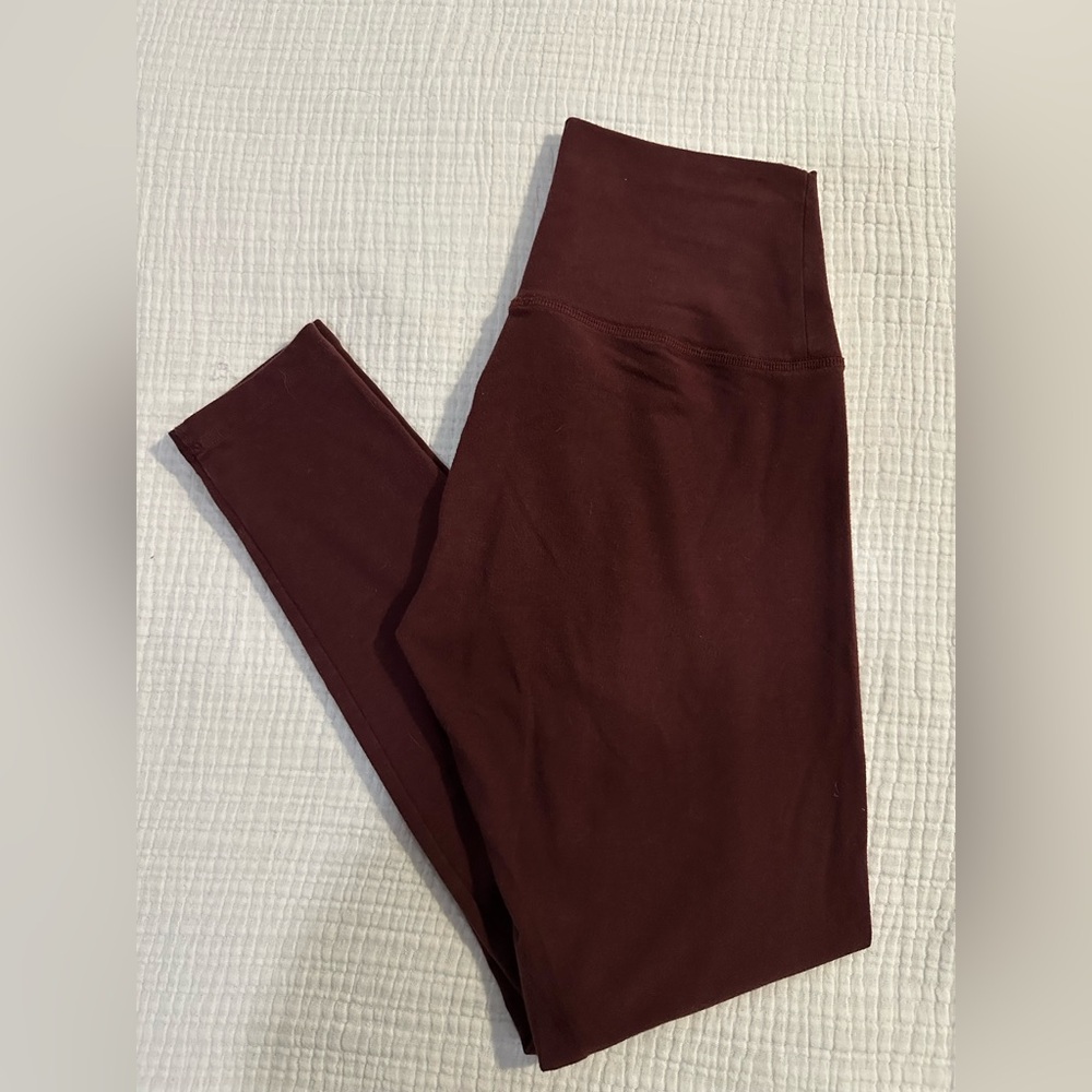 Burgundy Aerie Offline OG Leggings